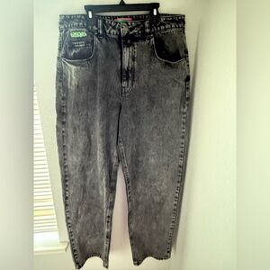 Empyre Tori 90s Acid Wash Grunge Skate Jeans Baggy Y2K Womens Size 14